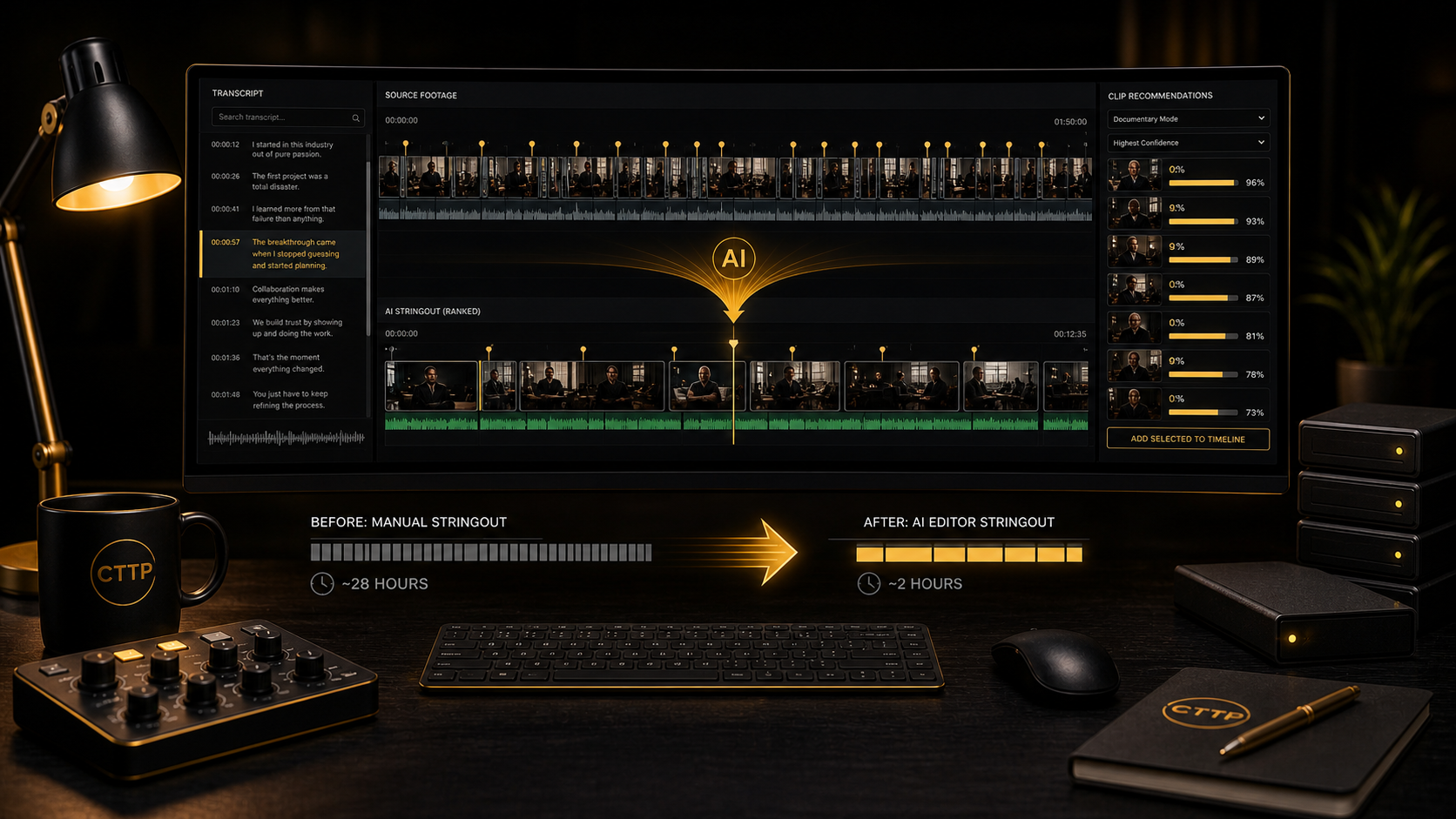 AI Editor Deep Dive: Cutting Stringout Time by 95%